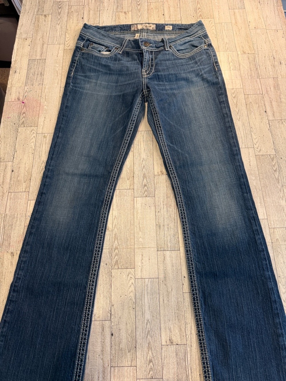BKE Women's Dark Blue Bootcut Jeans